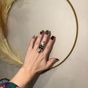 Genuine authentic buffalo ring